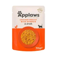 Applaws Kattevådmad Kylling og Græskar 70 g (pouch)