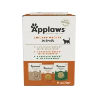 Applaws Kattevådmad Kyllingekasse 12 x 70 g