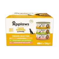 Applaws multipack kylling i bouillon 8x156 gram