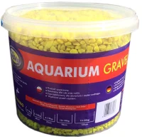 Aqua Nova Farvet grus Flourecent Yellow 5 kg