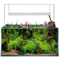AquaEl Akvarie og Lampe Ultra Scape 90 Snow
