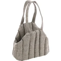 Bæretaske Gillian Lys Grå 43x23x35 cm