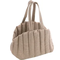 Bæretaske Gladys Beige 58x32x34 cm