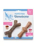 Benebone Puppy 2-Pack Maplestick/Zaggler - hvalpe tyggeben