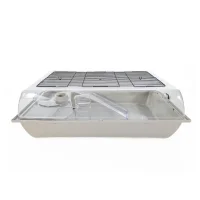 Big Alex hamsterbur Lysegrå 78 x 48 x 26,5 cm - rummeligt hjem til din hamster