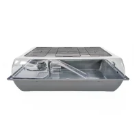 Big Alex hamsterbur Mørkegrå 78 x 48 x 26,5 cm - rummeligt hjem til din hamster