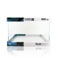 Blau CUBIC Akvarium Aquascaping 28 L Optiwhite glas (40x25x28)