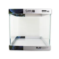 Blau Cubic Akvarium Aquascaping 42 L Optiwhite glas (35X35X35)