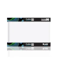 Blau CUBIC Panorama akvarium Nano Akvarium 28 L Optiwhite glas (40x25x28)