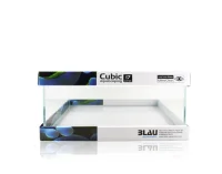 Blau Glasakvarium CUBIC Aquascaping Shallow 17 45x24x16 cm