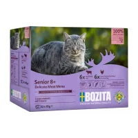 Bozita Feline Senior Multibox okse og kylling i sauce