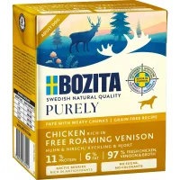 Bozita Hund Purely Pate Kylling og Hjort 370 g - Naturligt og proteinrigt foder
