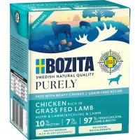 Bozita Hund Purely Pate Kylling og Lam 370 g - Naturligt hundefoder