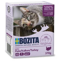 Bozita Kattefoder Bidder i Gele med Kalkun 370 gram