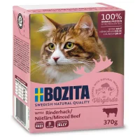 Bozita Kattefoder Bidder i Gele med Oksekød 370 gram