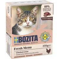 Bozita Kattefoder Bidder i sovs med Kyllingelever 370 gram