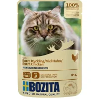 Bozita kattefoder pose 85g ekstra kylling sovs