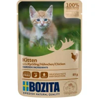 Bozita Kattefoder pose 85g killing kylling sovs