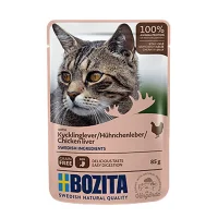 Bozita Kattefoder pose 85g kyllingelever gele