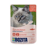 Bozita Kattefoder pose 85g laks gele