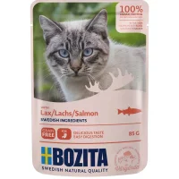 Bozita kattefoder pose 85g laks sovs