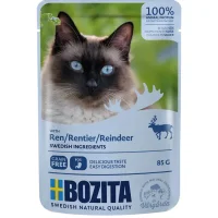Bozita Kattefoder pose 85g rensdyr sovs