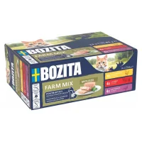 Bozita Mousse Mixedfarm 12x85 g - Kylling, Okse & Kalkun til Kat
