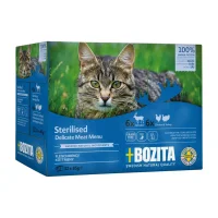 Bozita Sterilised Kød i sovs 12 x 85 g - rensdyr, kylling og kalkun