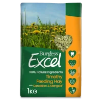 Burgess Excel Timothyhø med Mælkebøtte og Morgenfrue 1 kg