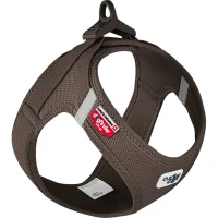 Curli Vest hundesele Clasp Air Mesh Brun L bryst 49-55 cm - let og sikker komfort