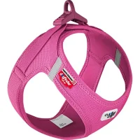 Curli Vest Hundesele Clasp Air Mesh L Pink - let og luftig sele til store hunde
