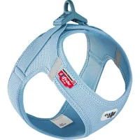 Curli Vest hundesele Clasp Air Mesh Skyblue XS bryst 34-38 cm - let og sikker komfort