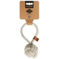 D&D Home Harper Ball L 27 cm Natur Knudereb 15 mm - hundelegetøj