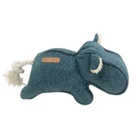 D&D Home Orion Blue Chenille Emmy 30x14 cm - blå bamse til hunde