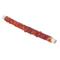 Denta Fun Tyggerulle med and og kyllingelever 28 cm - lækker hundesnack