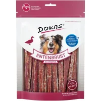 Dokas Andebryststrimler 250 g - velsmagende hundesnacks
