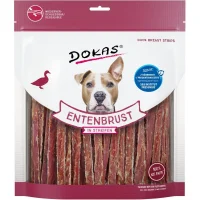 Dokas Andebryststrimler 500 g - naturlige hundesnacks