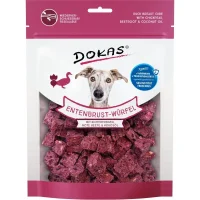 Dokas Andebrysttern med kikærter 150 g - naturlige hundesnacks