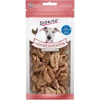 Dokas Frysetørrede kyllingehjerter 22 g - naturlige hundesnacks
