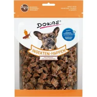 Dokas Insektgodbidder og gulerod 100 g - klimavenlige hundesnacks