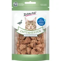 Dokas Kat Andehjerter 15 g - Naturlig skånsom og uimodståelig godbid til katte