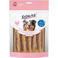 Dokas Kyllingebryst med lever 220 g - proteinrige hundesnacks