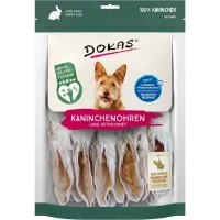 Dokas Tørrede kaninører 180 g - naturlige tyggeben til hunde