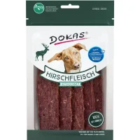 Dokas Tørrede Krondyrskiver 60 g - naturlige hundesnacks