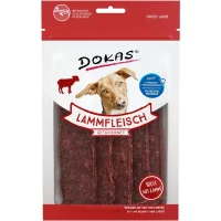 Dokas Tørrede lammekødsskiver 70 g - lækre hundesnacks af lam