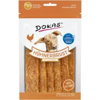 Dokas Tørret kyllingebryst 70 g - sunde hundesnacks af kylling