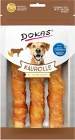 Dokas Tyggerulle med kyllingebryst 150 g - sund tyggeven til hunde