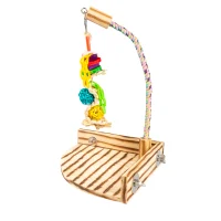 Duvo Fuglelegeplads Lili flerfarvet 25x25x38 cm