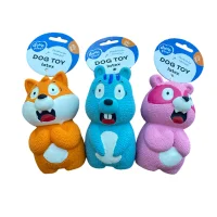 Duvo Latex surprised fox/bear/beaver