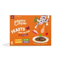 Edgard & Cooper Feasts From the Farm vådfoder til kat 12 x 85 g
